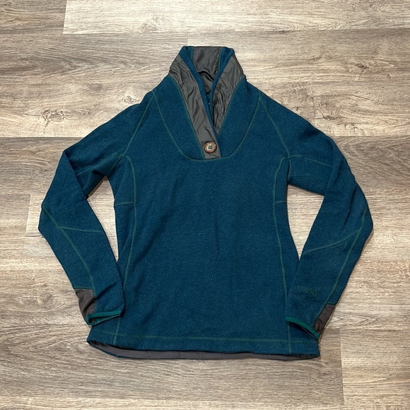 Marmot Grace Sweater Blue Size Medium Pullover Fleece - Picture 2 of 12